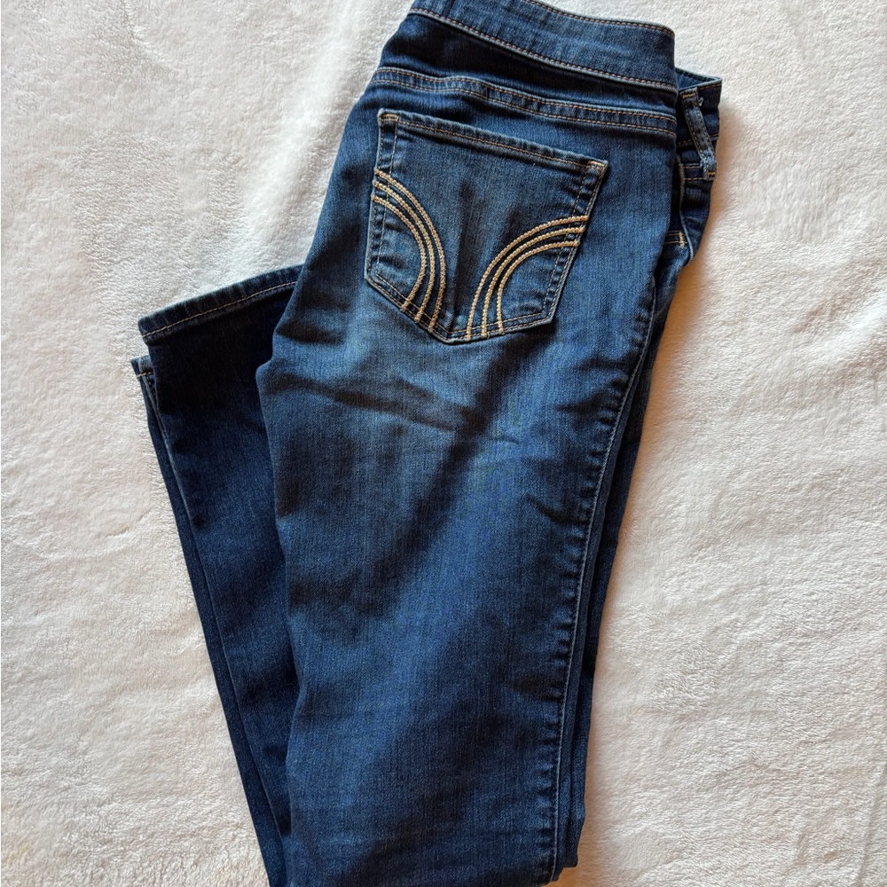 Hollister Blue Skinny Jeans with Classic Indigo Wash